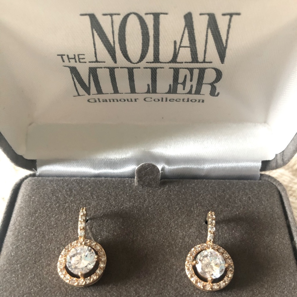 Nolan Miller Pave Princess Earrings